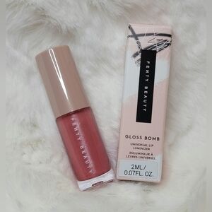NIB Fenty Beauty Gloss Bomb Universal Lip Luminizer FU$$Y 02 2ML Mini / Travel